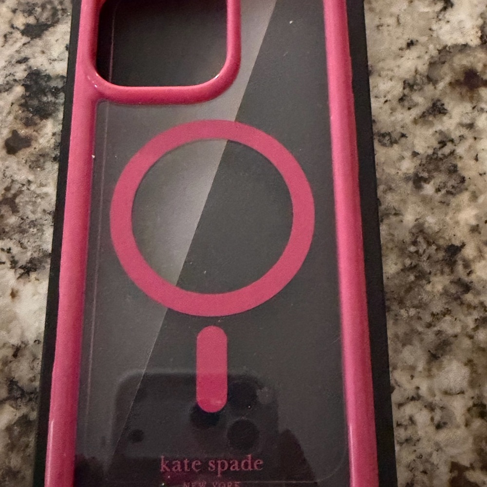 kate spade Pink and Black iPhone 16 Pro Max Case Collection - Picture 3 of 6
